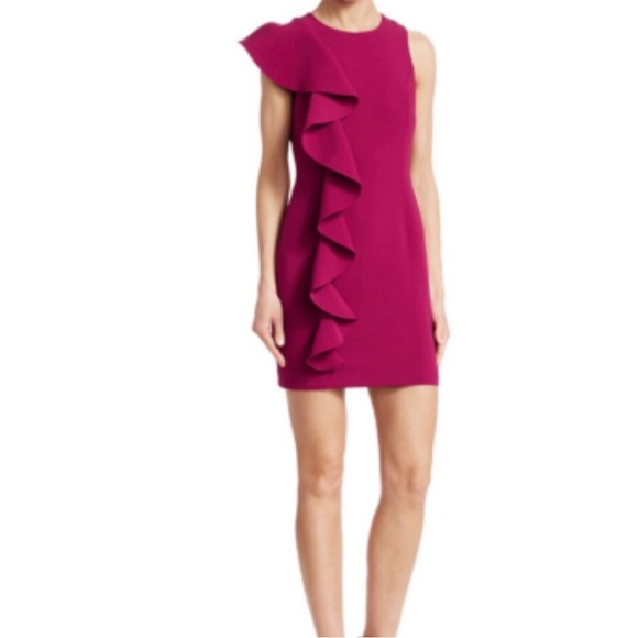 cinq a sept Dresses & Skirts - Cinq à Sept Fuchsia One Shoulder Dress